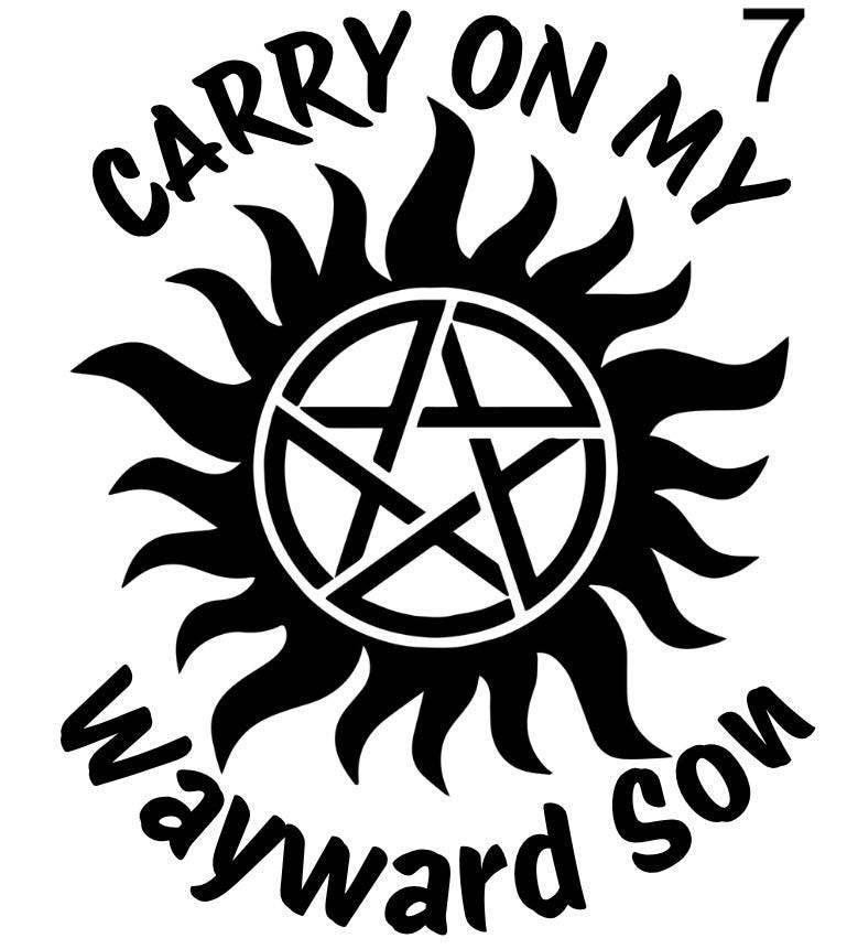Supernatural Inspired Coasters | Mystery & Folklore Drink Coasters | Gothic Home Decor | Horror Fan Gift