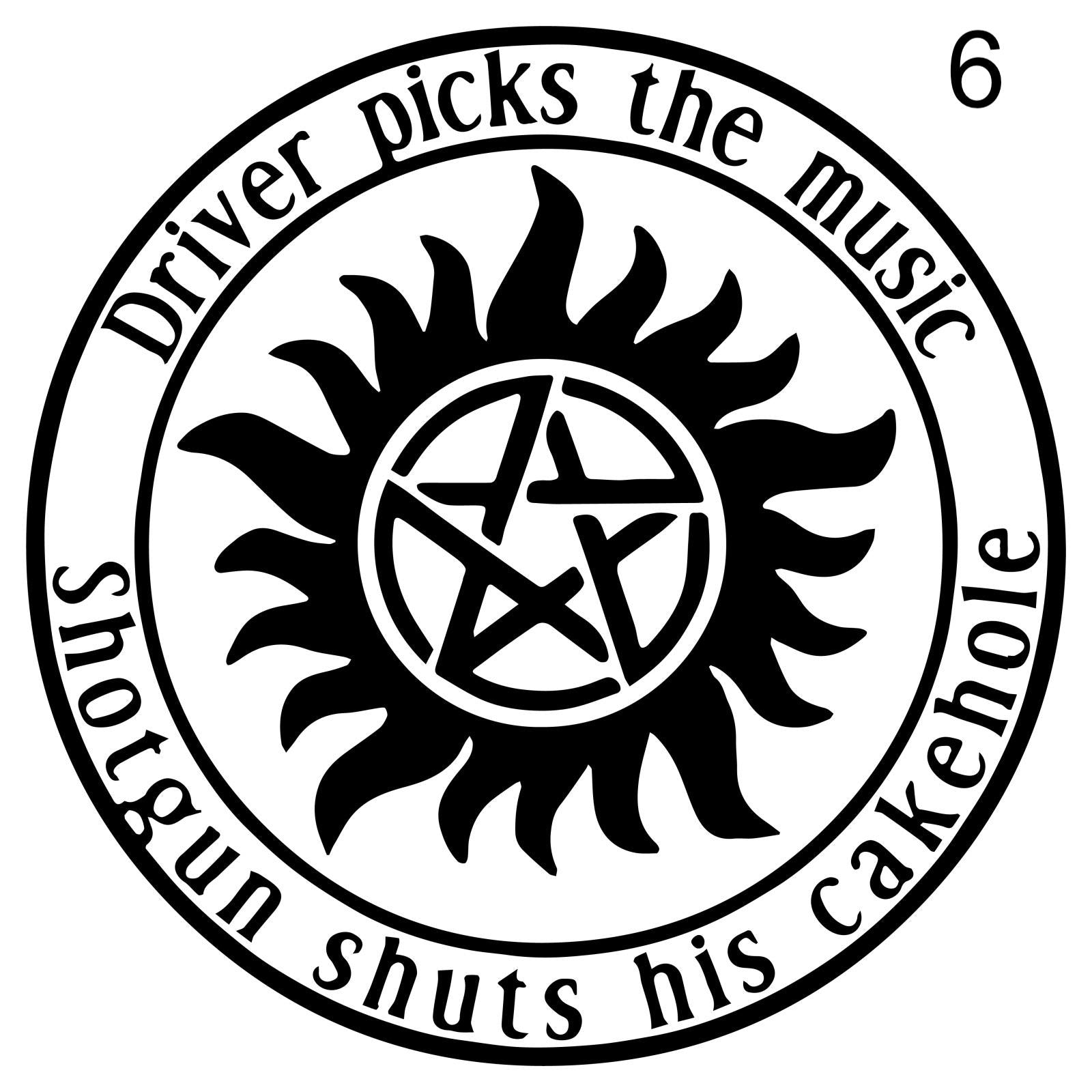 Supernatural Inspired Car Coasters | Mystery & Folklore Drink Coasters | Gothic Home Decor | Horror Fan Gift