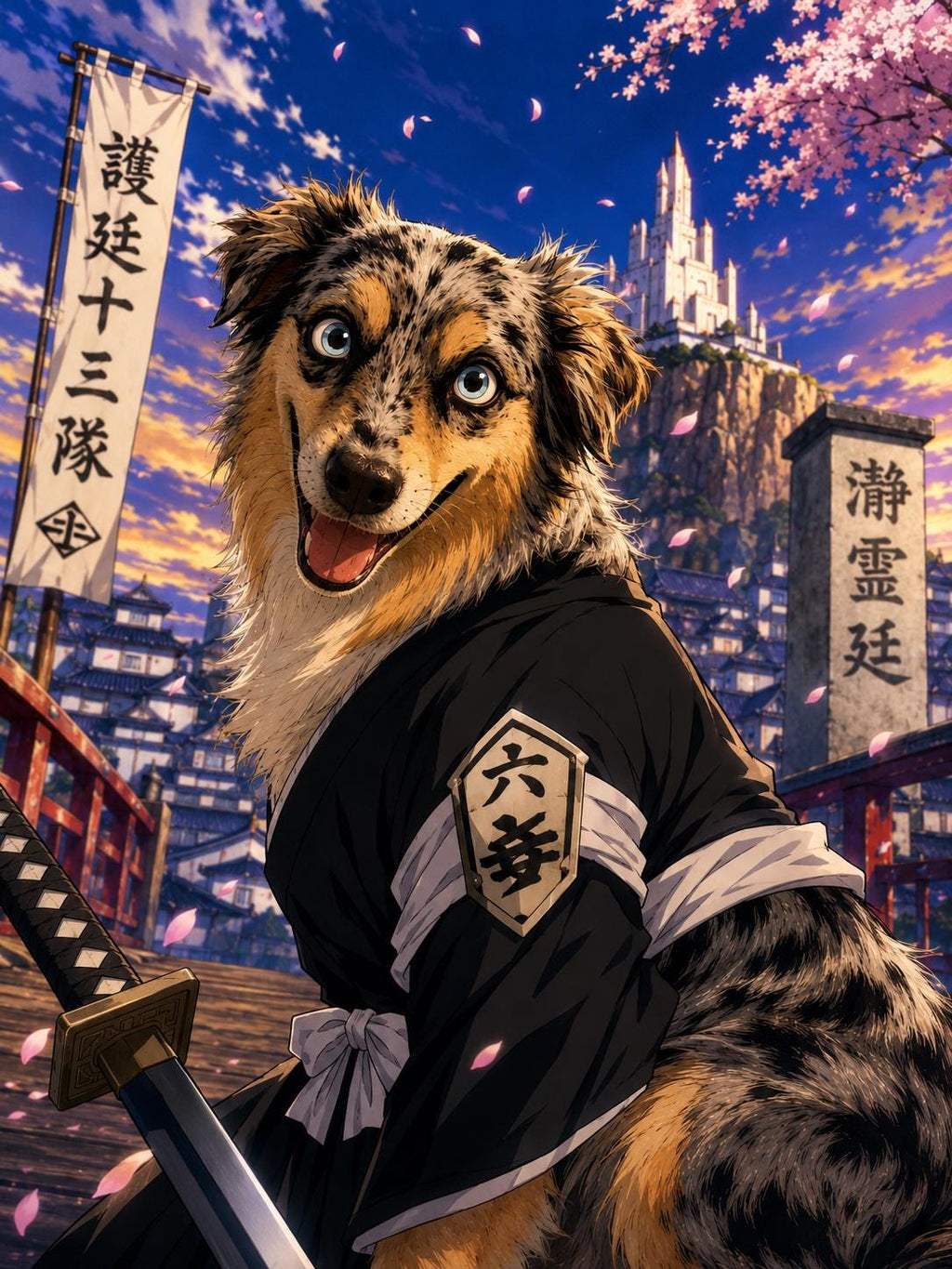 Custom Anime Pet Portrait | UV Printed Canvas | Dog Cat Photo Gift | Personalized Pet Lover Wall Art From Photo