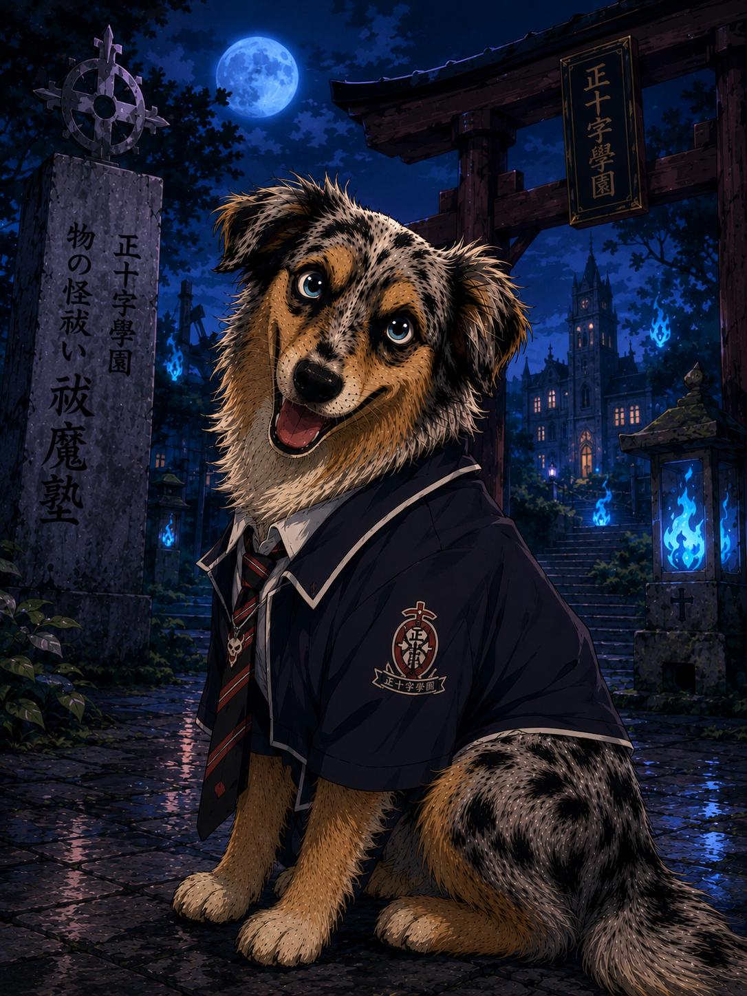Custom Anime Pet Portrait | UV Printed Canvas | Dog Cat Photo Gift | Personalized Pet Lover Wall Art From Photo